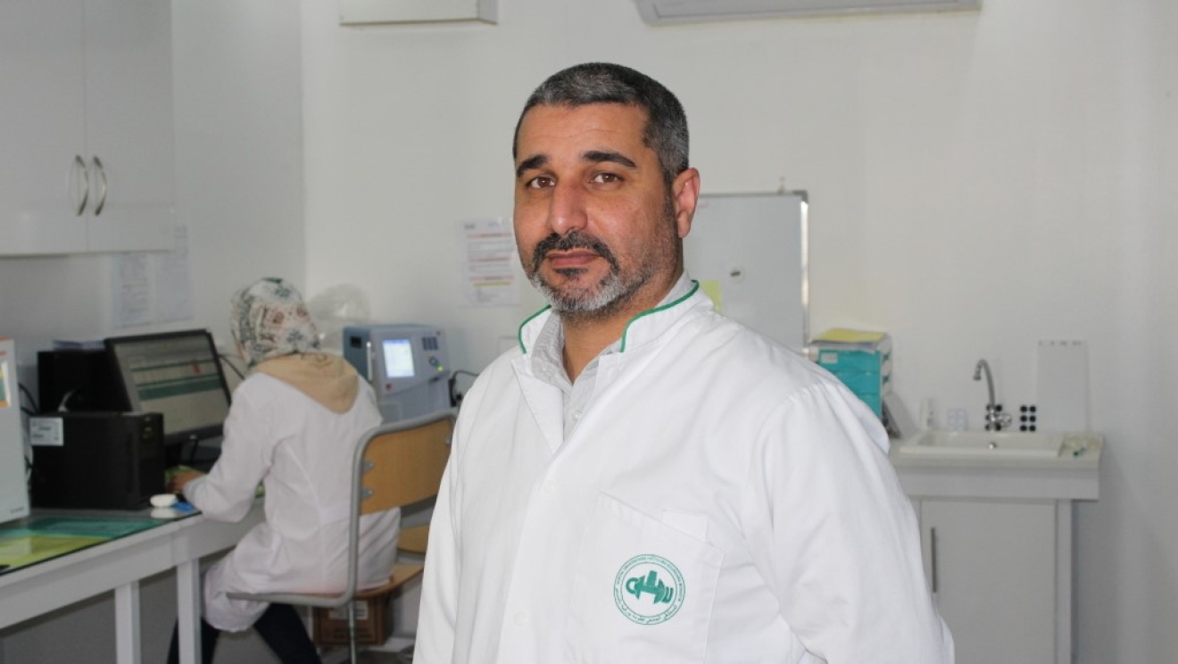 Adel Mehrez who founded a medical laboratory in the city of Gabès earlier this year. 
