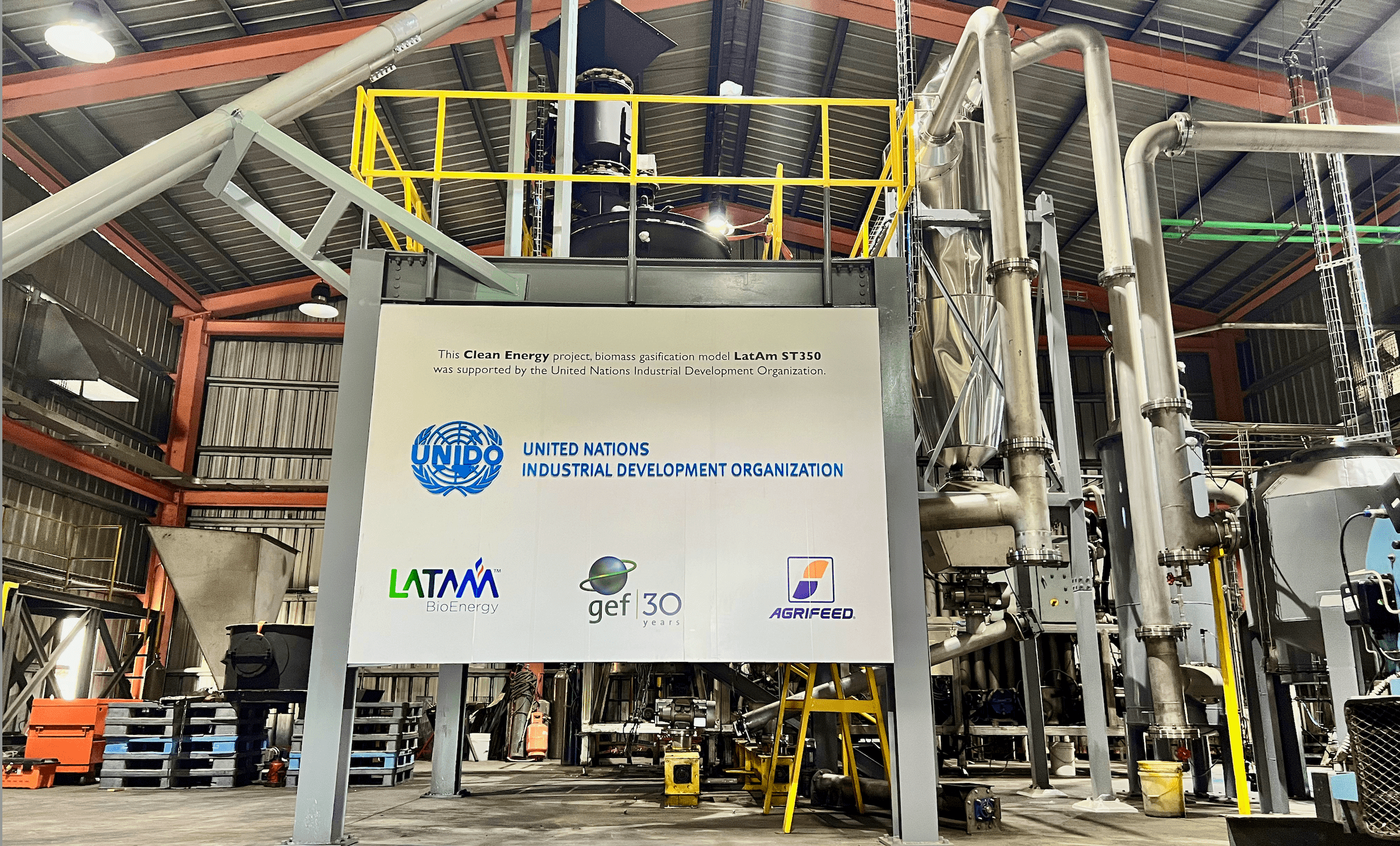 UNIDO and GEF support the Dominican Republic’s first downdraft-type biomass gasification plant integrating Artificial Intelligence