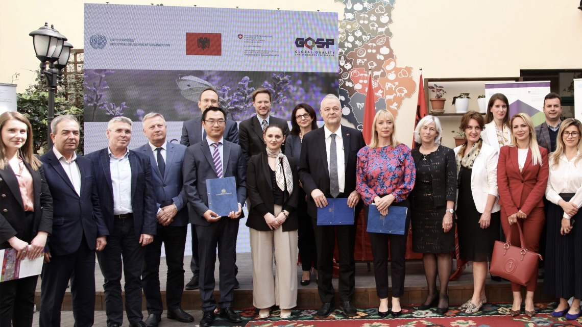 UNIDO launched the Global Quality and Standards Programme country project in Albania