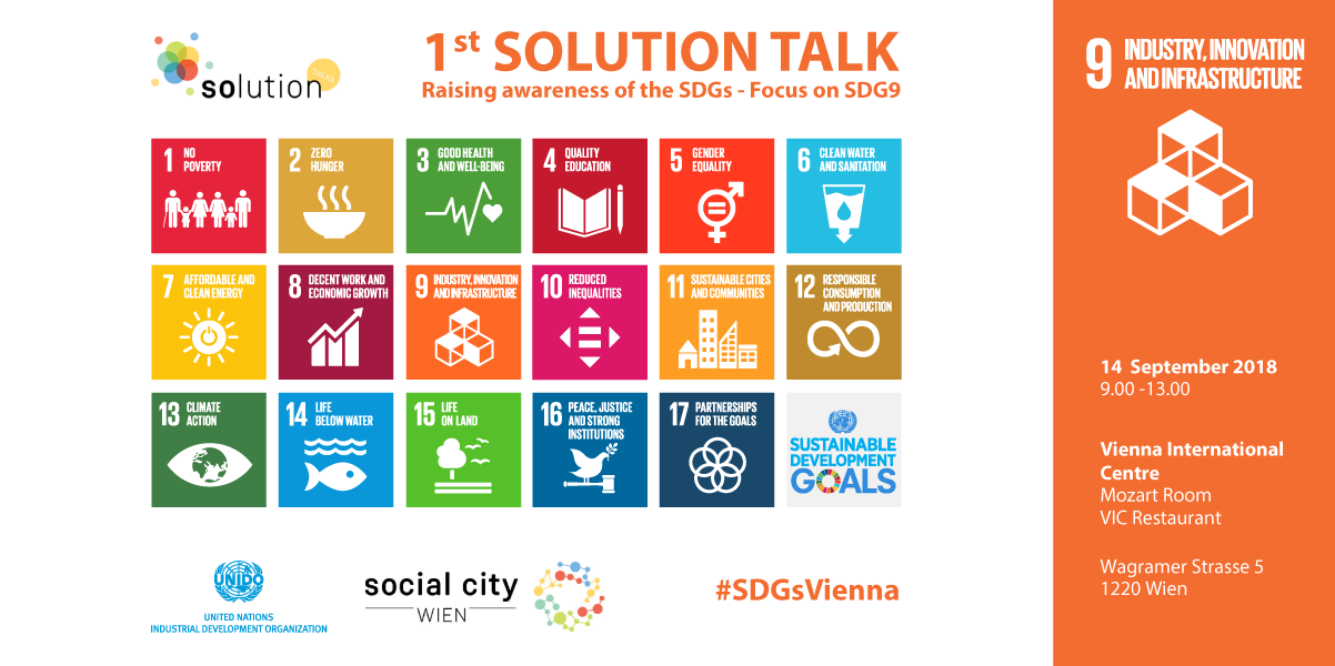 SDGs solution talks banner sdg9