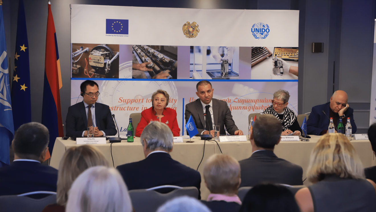 UNIDO and EU support Armenia to develop its quality infrastructure system