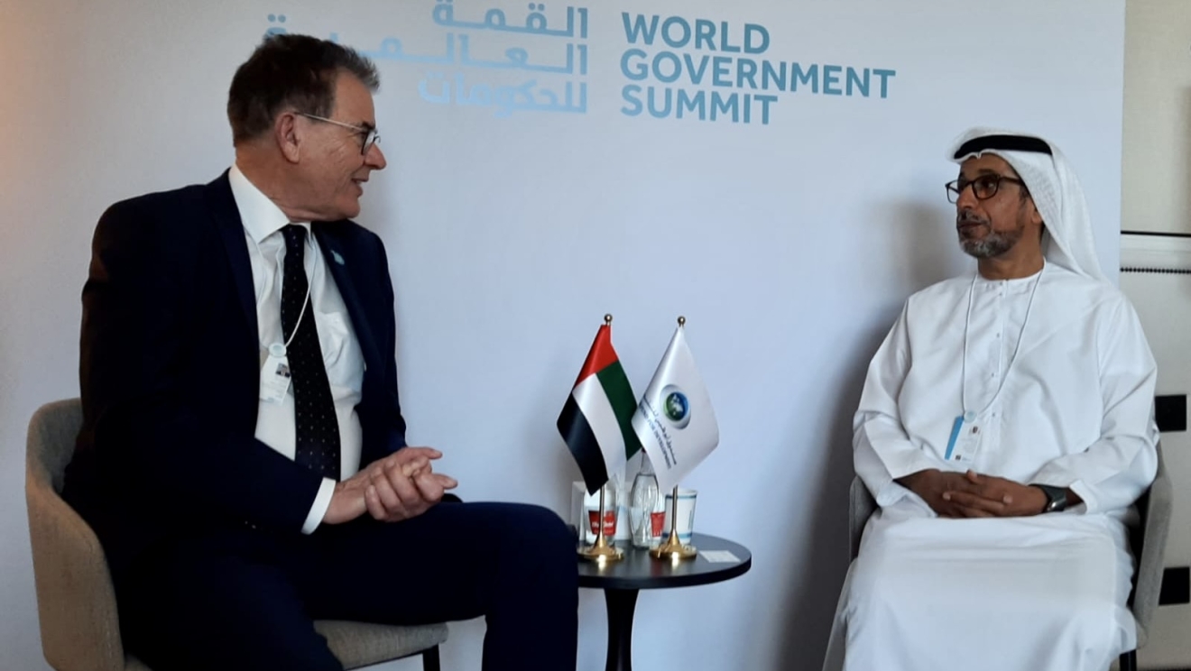 230213_Dubai_DG mission_meeting_Mohammed Saif Al Suwaidi, Director General of Abu Dhabi Fund for Development 
