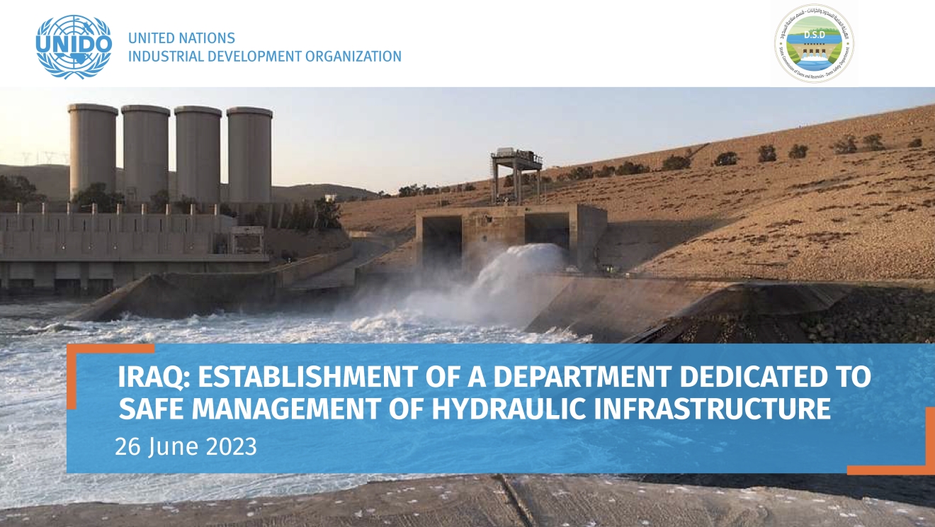 Iraq: Establishment of a department dedicated to safe management of hydraulic infrastructure
