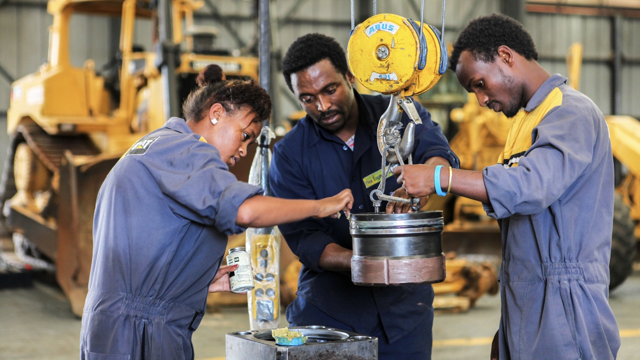 Hands-on training in Ethiopia, partnering for a better future
