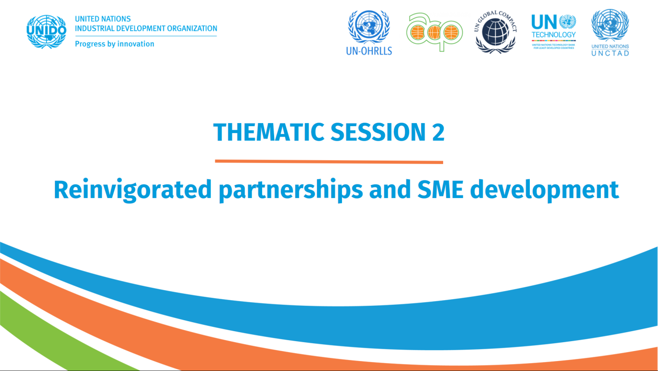 Reinvigorated partnership and SME development