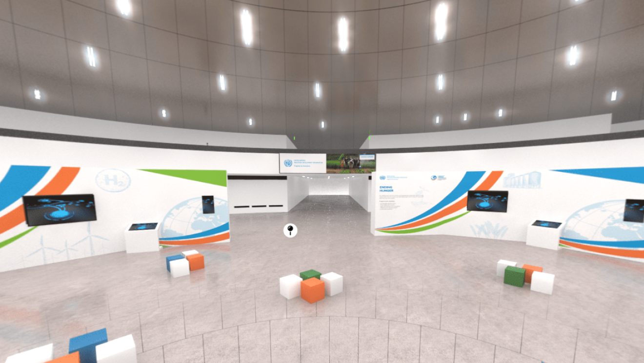 UNIDO Virtual Exhibition Screenshot
